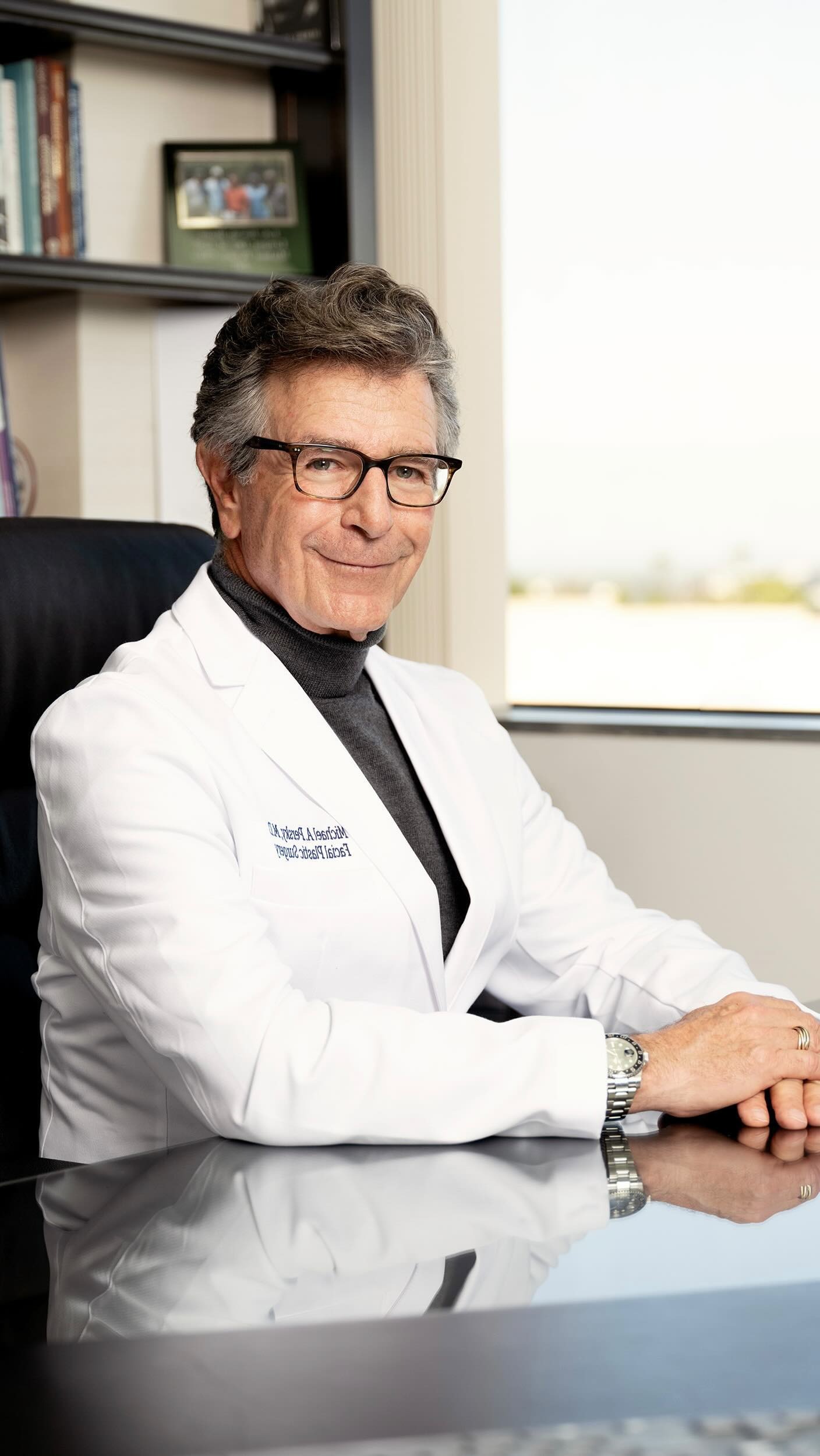 Dr. Persky in his office