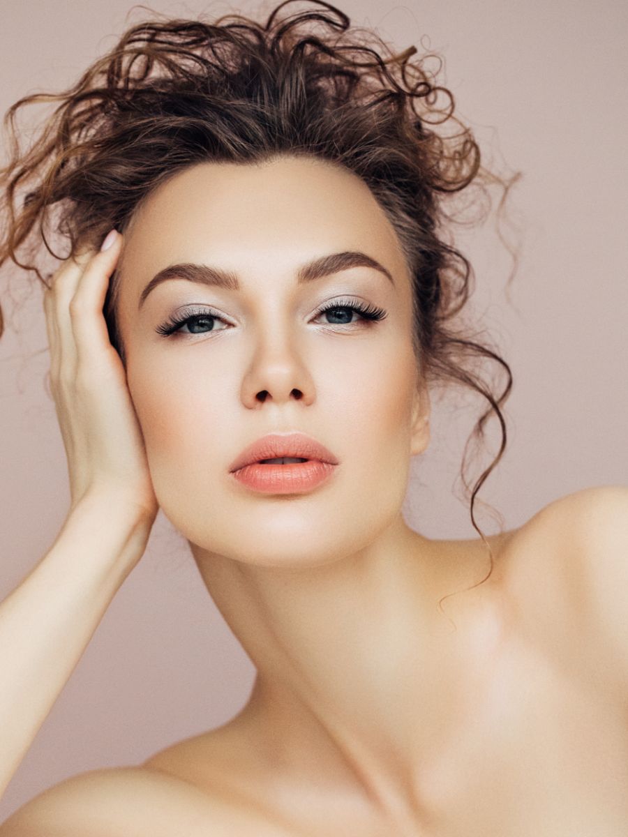 beautiful woman with smooth skin